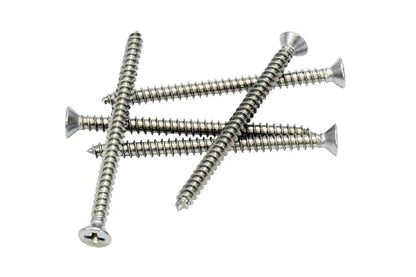 Bolt Dropper #4 x 1-1/4" Stainless Steel Flat Head Phillips Wood Screw - Image 5