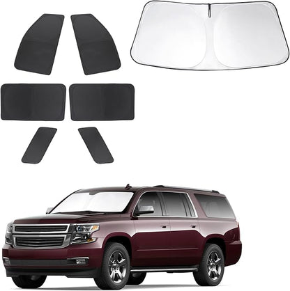 TINGLU Window Shades for Chevrolet Chevy Suburban 2015-2020 Accessories Car by TINGLU