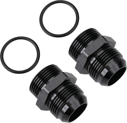 16AN Male Flare to 16AN ORB O-ring Boss Fuel Pump Rail Adapter Fitting Aluminum - Image 3