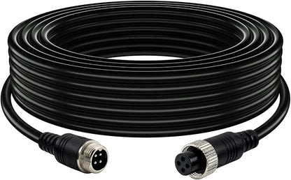 50FT Car 4-Pin Aviation Video Extension Cable，15m Car Video Extension Cable by Lonlonty