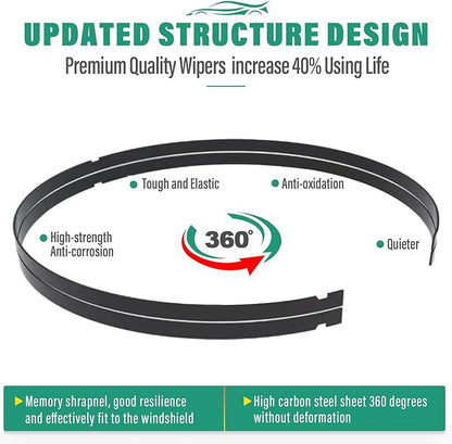24" 20" 14" Windshield Wiper Blades Replacement - Image 6