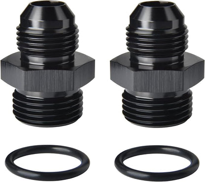 8AN Male Flare to 10AN ORB O-ring Boss Fuel Pump Rail Adapter Fitting Aluminum by Podavelle