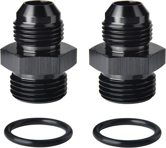 8AN Male Flare to 10AN ORB O-ring Boss Fuel Pump Rail Adapter Fitting Aluminum by Podavelle