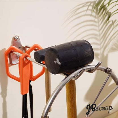 JBscoop Stainless Steel 304 Garage Hooks, Heavy Duty Organizer & Wall Mount - Image 3