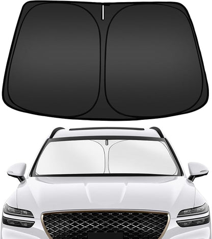 ARISMOTOR Windshield Sun Shade for Genesis GV70 2022-2025, Custom Fit Foldable by ARISMOTOR
