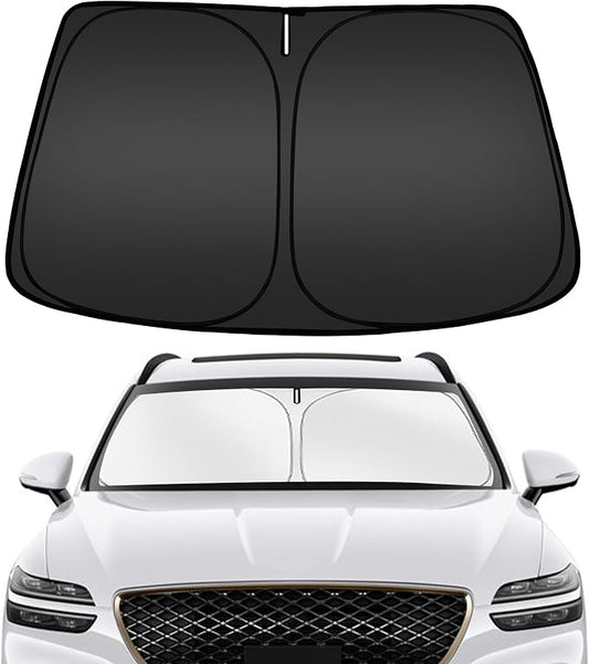ARISMOTOR Windshield Sun Shade for Genesis GV70 2022-2025, Custom Fit Foldable by ARISMOTOR
