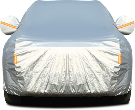 Tecoom Car Cover Waterproof All Weather, Fleece Lining by Tecoom
