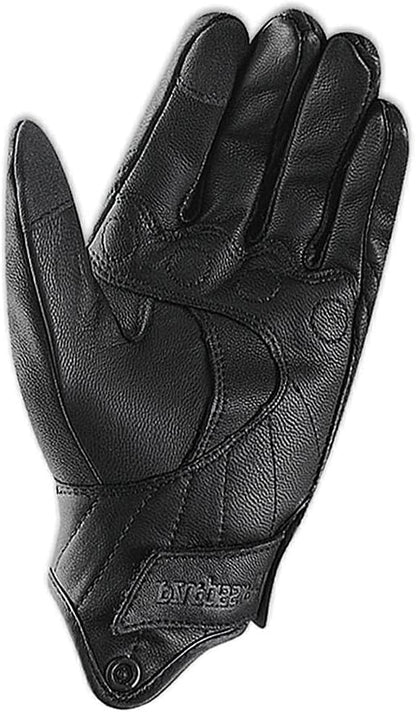 Harssidanzar Women's Motorcycle Gloves, Leather Motorcycle Gloves, Motorbike - Image 5