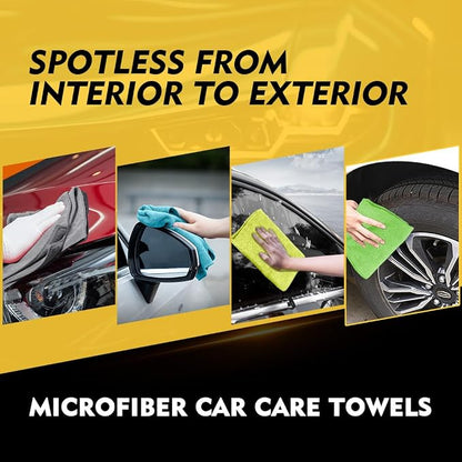 HOMEXCEL Microfiber Cleaning Cloth 6 Pack, 12.5 x 12.5 Inch Microfiber Towels - Image 5