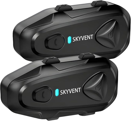 Q4 Motorcycle Bluetooth Communication System Headset Intercom, 4 Riders 1500m by Unknown