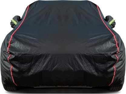 Breathable New Material, Waterproof Car Cover, Locks and Zipper Doors, by QUYDDC