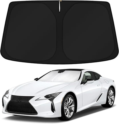 KUST Windshield Sun Shade for 2018-2024 Lexus LC Coupe Accessories Custom Fit by KUST