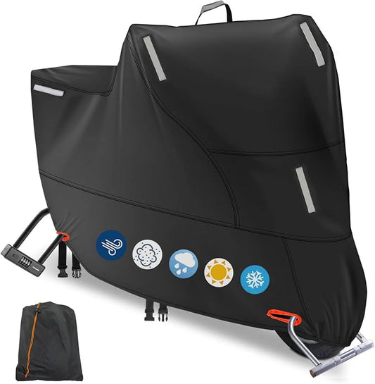 Waterproof Motorbike Cover Outdoor, Motorcycle Scooter Moped Rain Dust Cover by RELEDESA