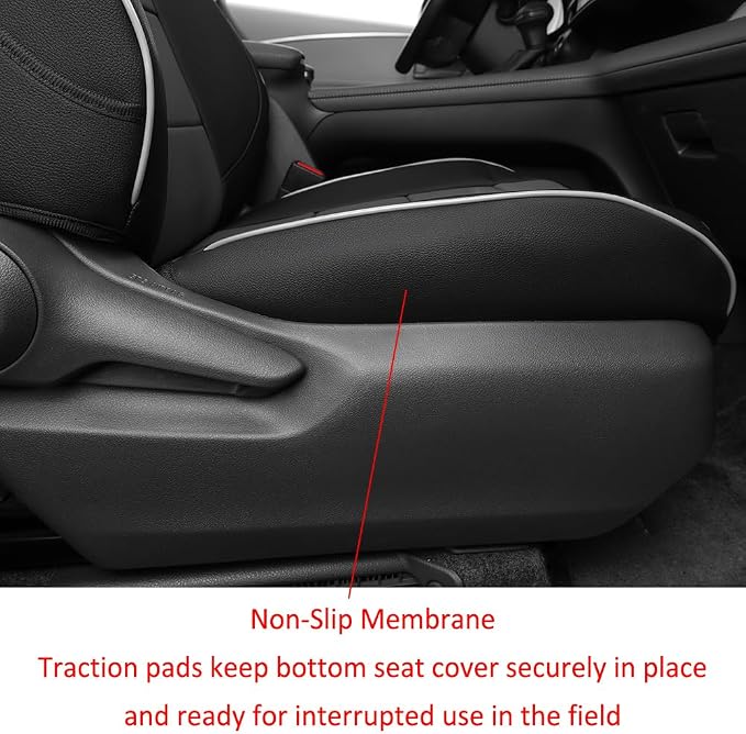 EKR Sienna Seat Covers for 2021 2022 2023 2024 2025 Toyota Sienna LE, 8 Seats - Image 3