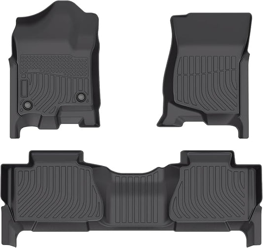 Cartist Floor Mats for Chevy Tahoe & GMC Yukon 2007-2014 All Weather Floor Mat by cartist
