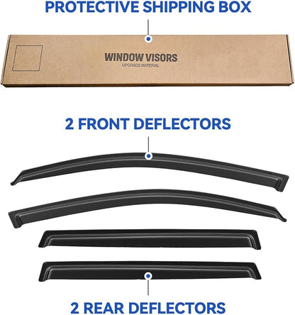 Window Visors Rain Guards Shield - Image 5