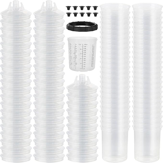 Disposable Paint Spary Gun Cups, Spray Paint Cup Kit by ROADGIVE