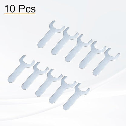 HARFINGTON 10pcs Small Wrench 22x70x1.5mm Metric U-Shaped Single Open Ended - Image 3