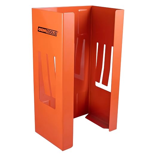 OEMTOOLS 23126 Orange Magnetic Glove Dispenser, Disposable Gloves Box Holder by OEMTOOLS