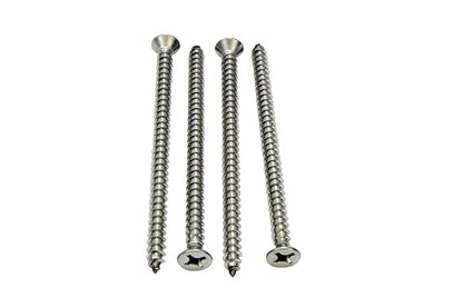 Bolt Dropper #12 X 3-1/2'' Stainless Steel Flat Head Phillips Wood Screw - Image 4