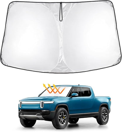 T TGBROS Windshield Sun Shade Custom Fit by TTGBROS