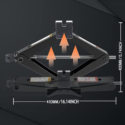 Scissor Jack for Car-2.0Ton 丨Car Jack Kit-Tire Jack丨Portable, 丨deal for SUV and - Image 5