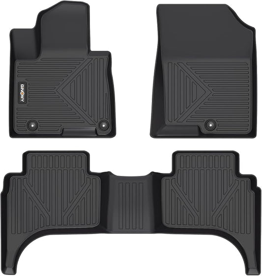 GINOWY-Floor Mats for Hyundai Santa Cruz 2022-2024 2025, TPE All Weather Car by GINOWY