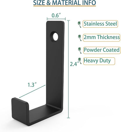 Hooks for Hanging Stainless Steel Heavy Duty Coat Hook Wall Hooks Robe Hanger - Image 3