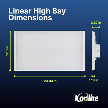 2 FT Linear LED Shop Lights, 170LM Bay Ceiling Shop Light - Image 6