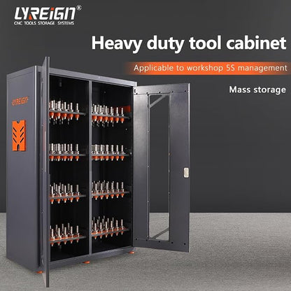 Large Capacity CNC Tool Storage Cabinet, Tool Holder Station Rack - Image 7