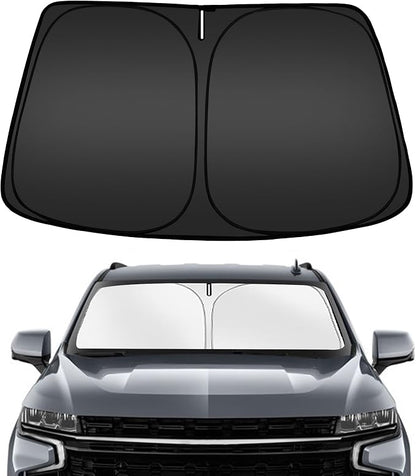 ARISMOTOR Windshield Sun Shade for Ch-evr-olet Chevy Suburban 2021-2024 by ARISMOTOR