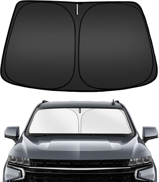 ARISMOTOR Windshield Sun Shade for Ch-evr-olet Chevy Suburban 2021-2024 by ARISMOTOR