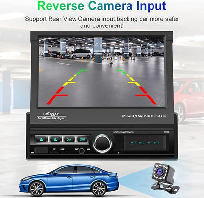 Hikity Single Din Touchscreen Car Stereo 7 Inch Touch Screen Car Radio - Image 4