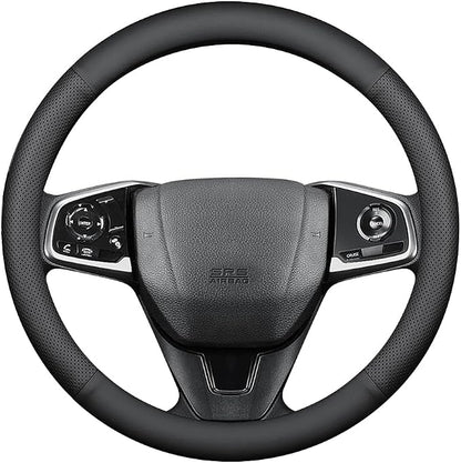 New Nappa Leather car Steering Wheel Cover, Breathable Full Surround Universal - Image 3