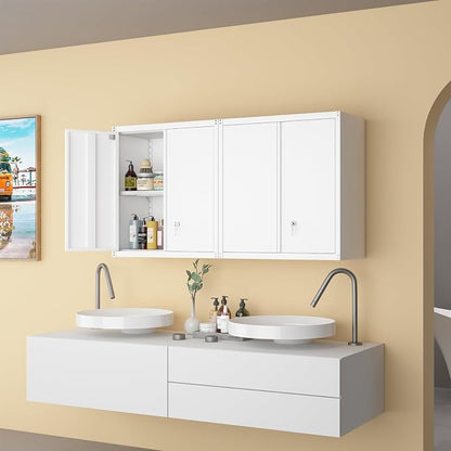 LUCYPAL Metal Wall Cabinet, Garage Storage Cabinets - Image 2