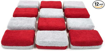 Autofiber Thick Ceramic Coating Applicator Sponge | 12 Pack | by Autofiber