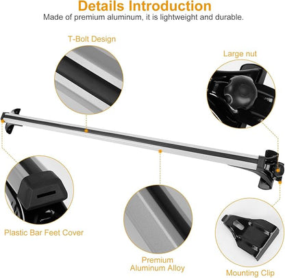 2Pcs Universal Roof Rack Cross Bars，47.24” Aluminum Cross Bars - Image 5
