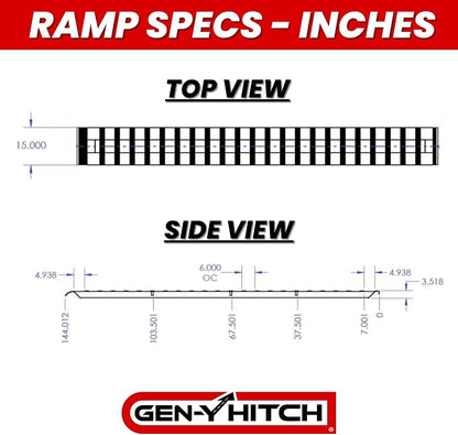 GEN-Y Heavy Duty Aluminum Ramps 8K Capacity Silver - Image 9