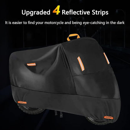 300D Heavy Duty Small Motorcycle Cover, Seceles All Season Durable Waterproof - Image 4