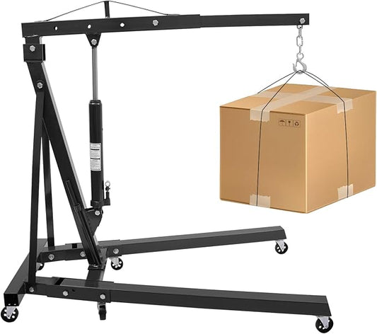 Folding Engine Hoist 1 Ton Engine Crane Lift by Unknown