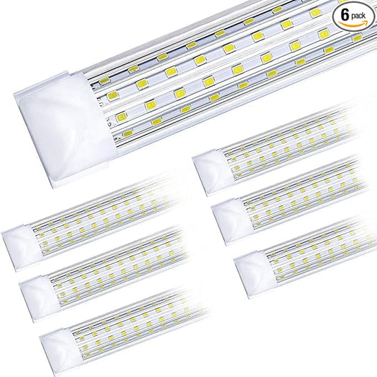 8FT LED Shop Light, Super Bright 120W Shop Lights, 19800LM 5000K 8 Foot Led by FTUBET