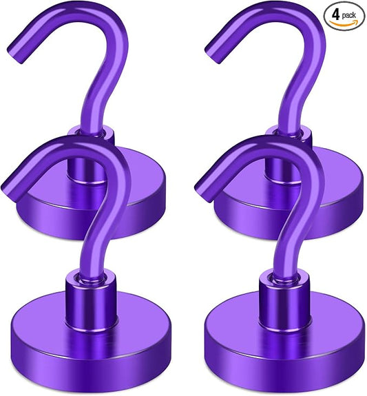 MIKEDE Magnetic Hooks, 40Lbs+ Heavy Duty Magnet Hooks by MIKEDE