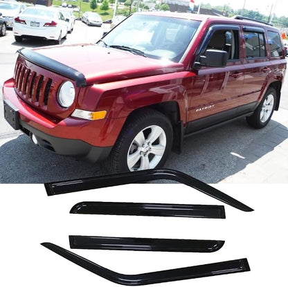 94359 Side Window Wind Deflector, Dark Smoke Window Visor fit by STARTSHIP