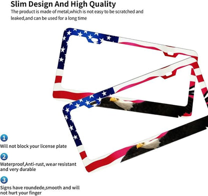 American Flag License Plate Frame American Flag License Plate Holder American - Image 2