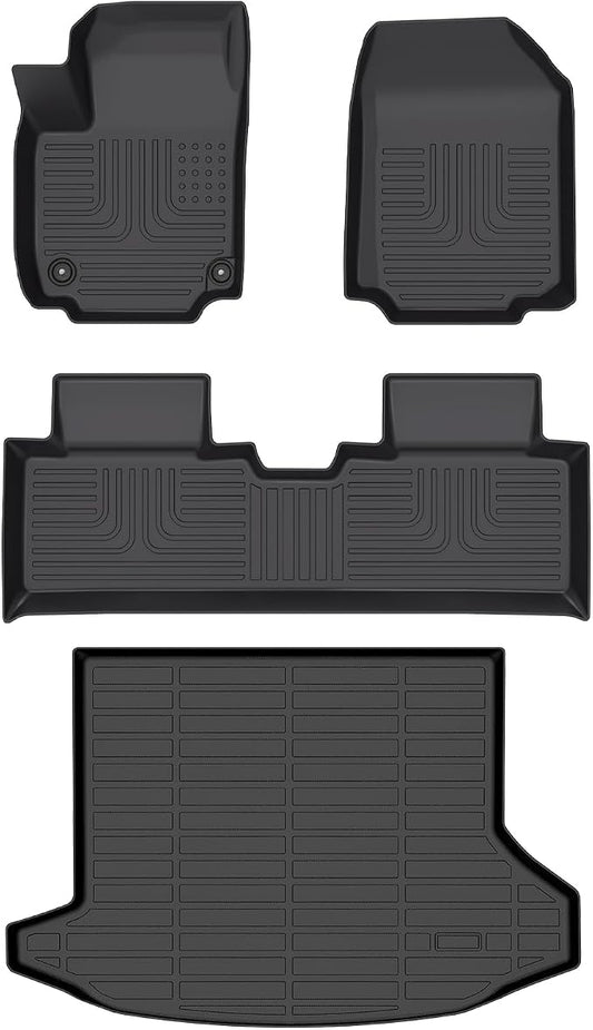 Wayhigh-All Weather Floor Mats & Cargo Liner Set by Wayhigh
