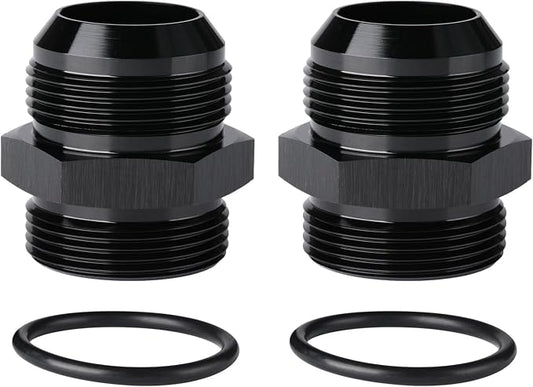 20AN Male Flare to 20AN ORB O-ring Boss Fuel Pump Rail Adapter Fitting Aluminum by Podavelle