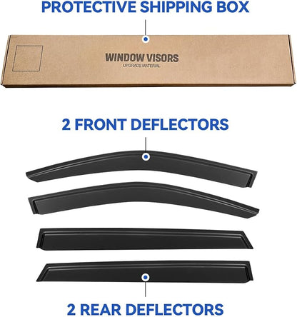 Window Visors Rain Guards Shield - Image 6