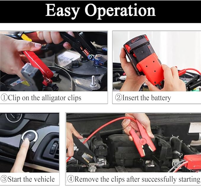 Jumper Cables alligator clips Compatible - Image 8