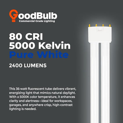GoodBulb PLL36/850 36W 16.5" Twin Tube Compact Fluorescent Light Bulb 4-pin - Image 5