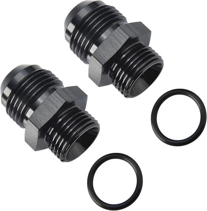 10AN Male Flare to 6AN ORB O-ring Boss Fuel Pump Rail Adapter Fitting Aluminum - Image 4